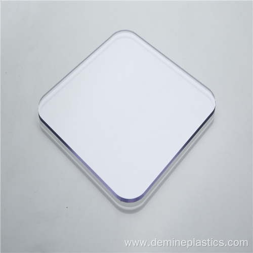 Cut round edge polycarbonate clear sheet plastic